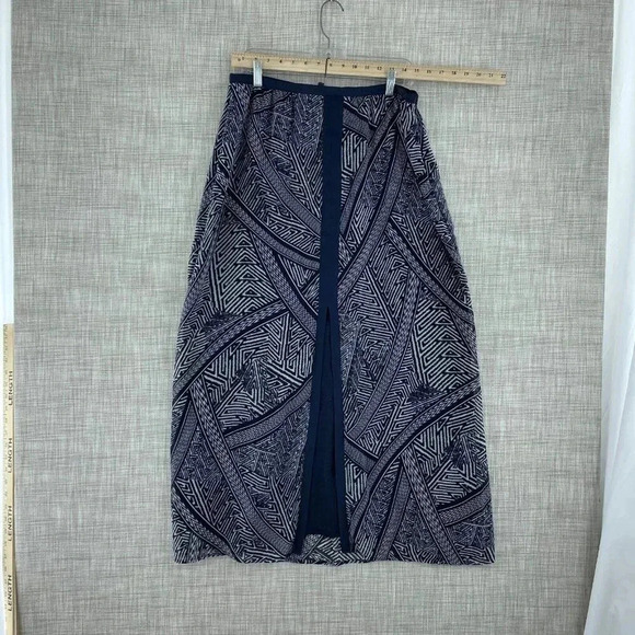 Adrianna Pappell Maxi Skirt Womens 12 Blue 3727 - Picture 1 of 10